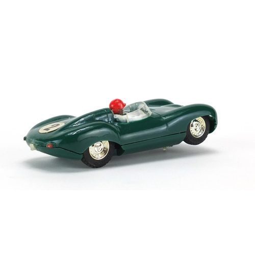 710 - Tri-Ang Scalextric D type Jaguar with box