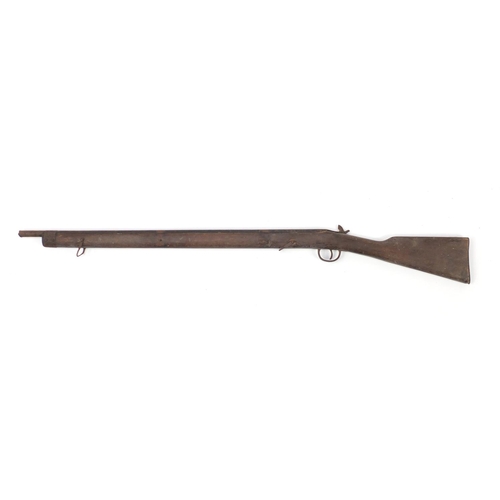 874 - Decorative antique style rifle, 106cm long