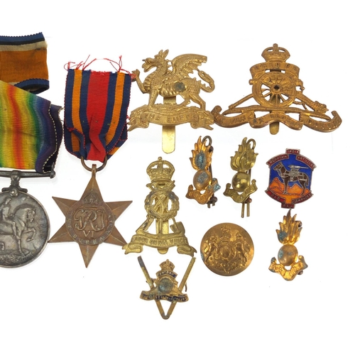 275 - British Military World War I pair and related Militaria, the pair awarded to G-70147PTE.S.E.WARREN.T... 