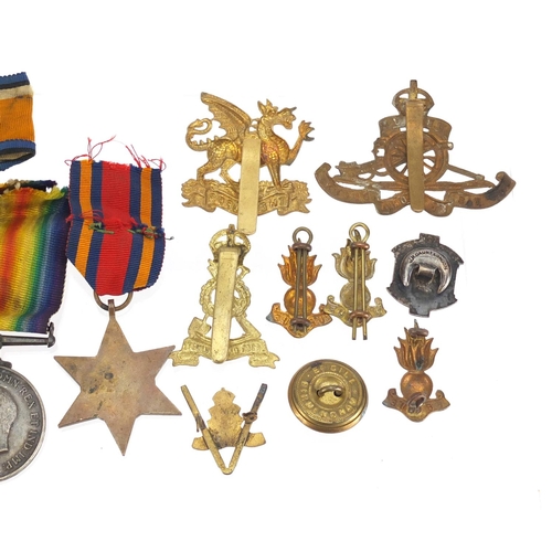 275 - British Military World War I pair and related Militaria, the pair awarded to G-70147PTE.S.E.WARREN.T... 