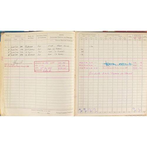 281 - Aviation ephemera relating to Andrew R M Macnae including Royal Canadian Air Force pilots flying log... 