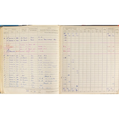 281 - Aviation ephemera relating to Andrew R M Macnae including Royal Canadian Air Force pilots flying log... 