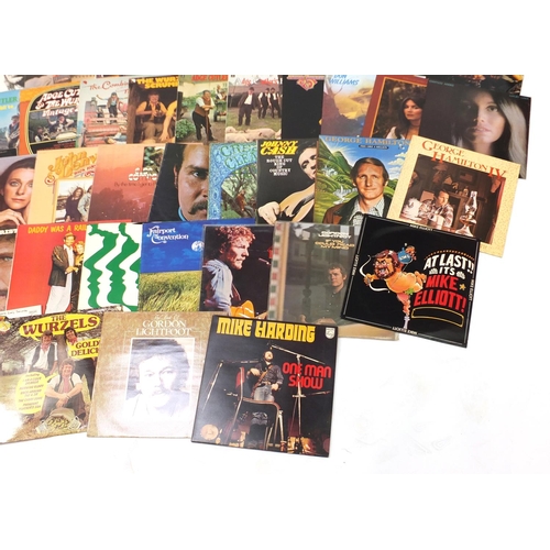 505 - Vinyl LP's including John Denver, Johnny Cash, Mike Hardy, Tom Paxton and George Hamilton