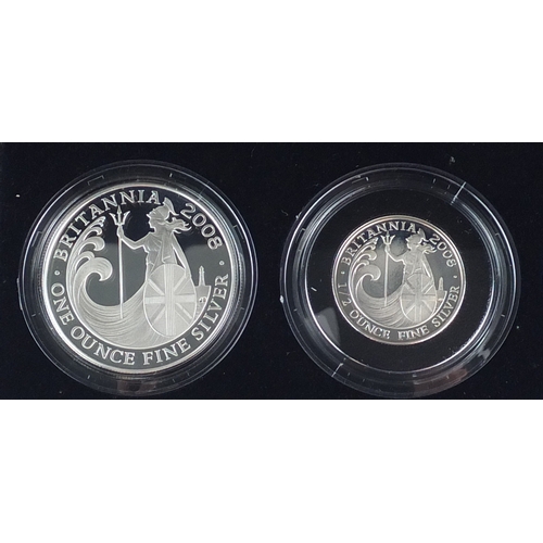 2625 - 2008 United Kingdom Britannia silver proof collection