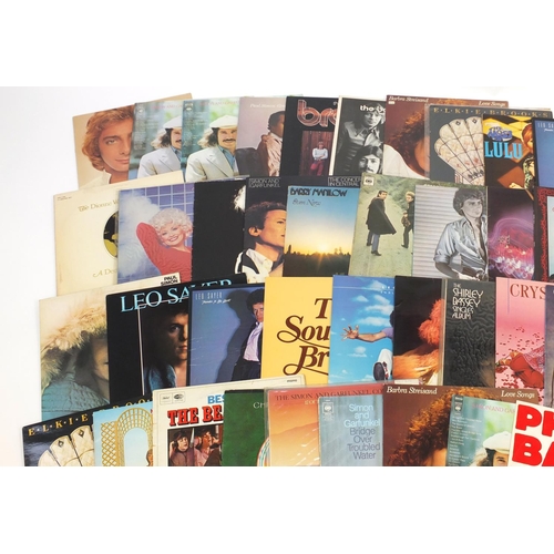 520 - Vinyl LP's including Barry Manilow, Simon & Garfunkel, Bread, Barbra Streisand and Lulu