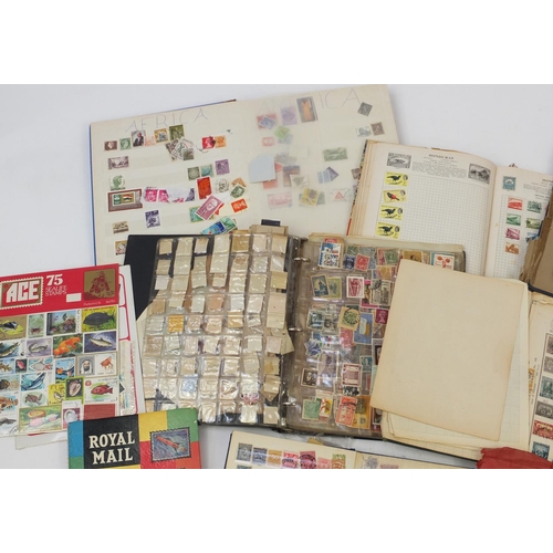 830 - World stamps and first day covers, some arranged in albums