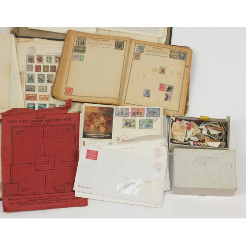 830 - World stamps and first day covers, some arranged in albums