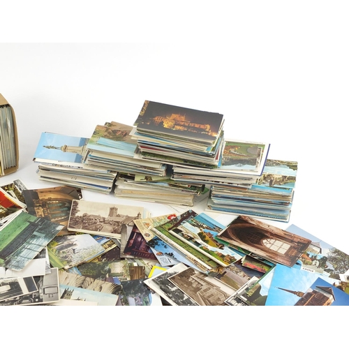 814 - Extensive selection of mostly topographical postcards