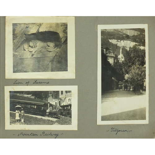 822 - 20th century social history photographs including steam boats, coastal scenes, lakes and Paris, arra... 