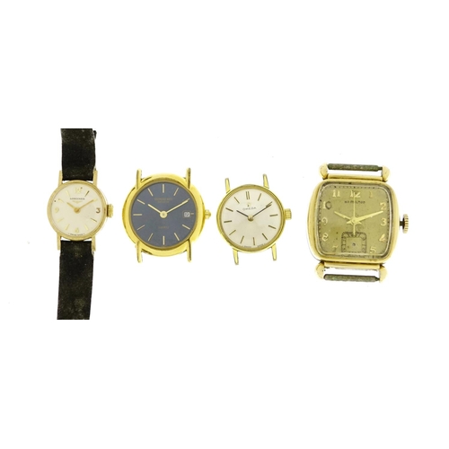 2964 - Four ladies wristwatches comprising Omega, Hamilton, Longines and Raymond Weil