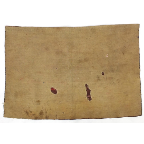553 - 19th century Turkmen Jawal saddle bag, 114.5cm x 77cm