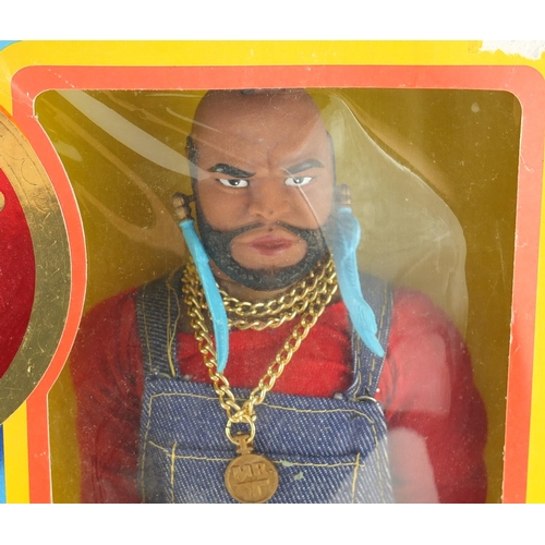 158 - 1980's Mr T Super hero by Galoob with box,  Stephen J Cannell Productions 1983