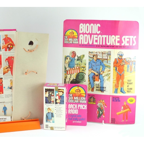 157 - 1960's Six Million Dollar Man toys by Denys Fisher with boxes comprising two Bionic Adventure sets, ... 