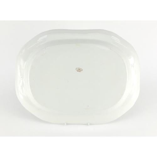 24 - Shipping interest Copeland porcelain meat platter from The Royal Yacht, factory and impressed marks ... 