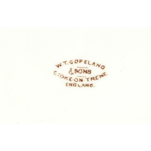 24 - Shipping interest Copeland porcelain meat platter from The Royal Yacht, factory and impressed marks ... 