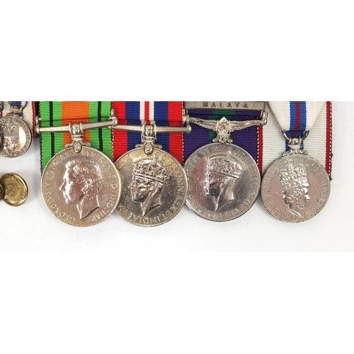 268 - British Military World War II medal group with related ephemra including a general service medal wit... 