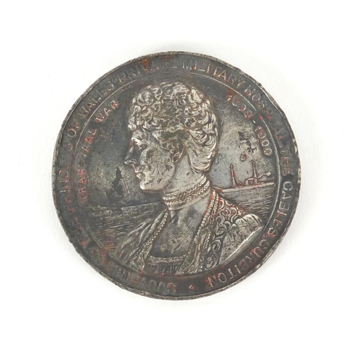 263 - Transvaal war medallion, souvenir of the Princess of Wales private Military hospital The Gables, Sur... 