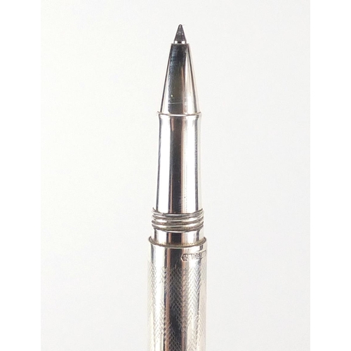 10 - Montegrappa 925 silver ballpoint pen, model 1055VI