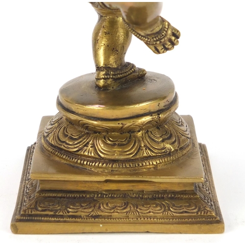 524 - Indian bronze study of Ganesh, 23.5cm high