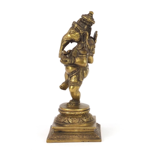 524 - Indian bronze study of Ganesh, 23.5cm high