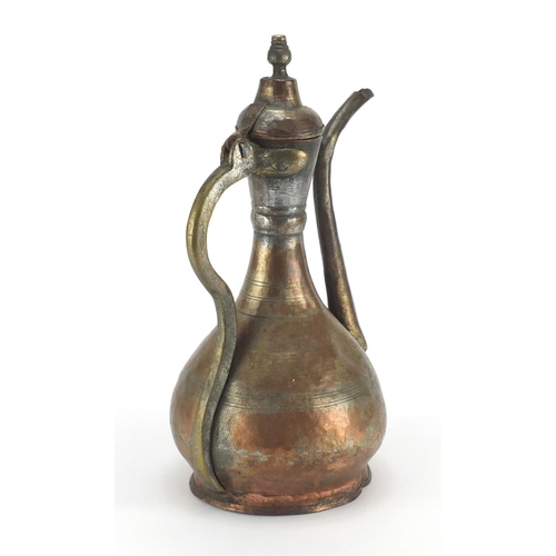 575 - Islamic copper water pot, 37cm high