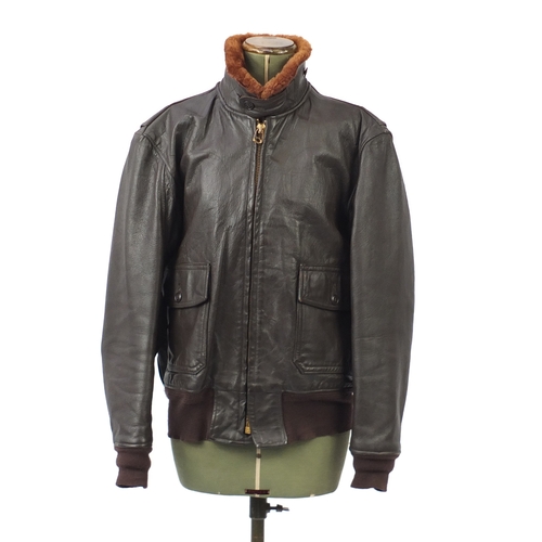291 - ** DESCRIPTION AMENDED ** 1960's American flying jacket by Star Sportswear, MFG Co, size 42 (PROVENA... 