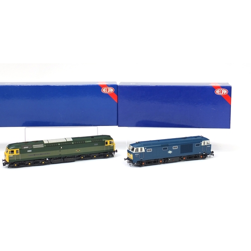 173 - Three Heljan O gauge locomotives with boxes, 3581, 4883 and 4884