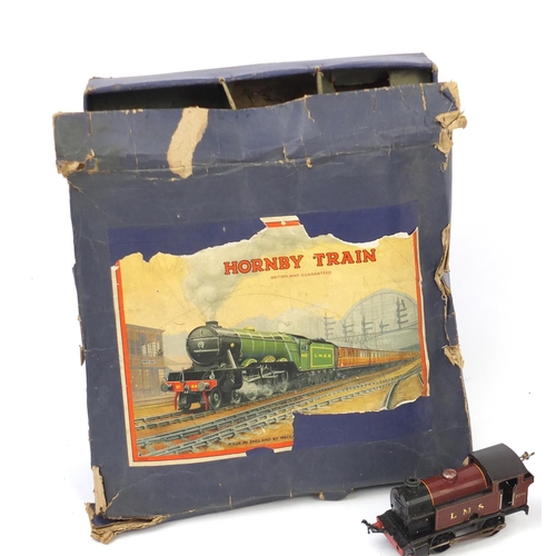 182 - Hornby railway O gauge number 101 tank passenger set