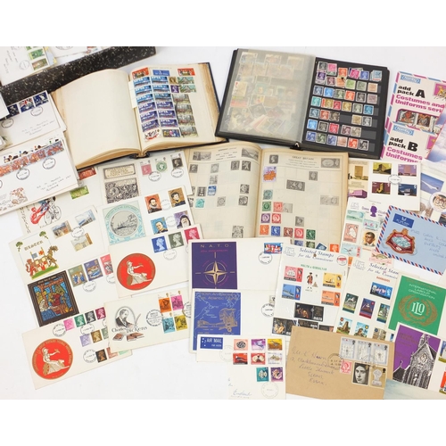 494 - World stamps, presentation packs and first day covers, some mint and unused booklets