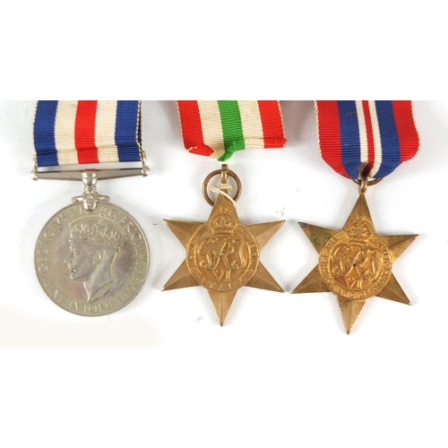 523 - Three British Military World War II medals