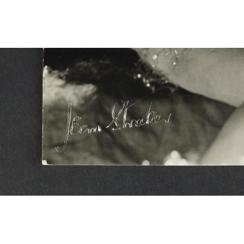 190 - Jean Straker black and white photograph of two nudes with embossed stamp and Femina Library copyrigh... 