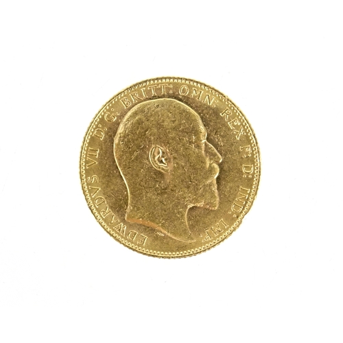 220 - Edward VII 1902 gold sovereign