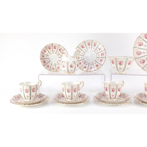2171 - Royal Chelsea Regency pattern teaware