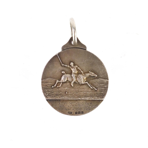 2578 - National Pony Society silver medal by Mappin & Webb, engraved Lady Hunloke's Wingerworth Tatters Lon... 