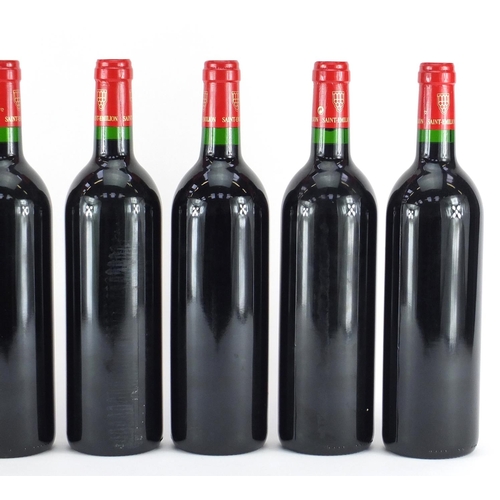 2226 - Six bottles of 1995 Chateau Milon St Emilion Grand Cru red wine
