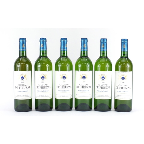 2271 - Six bottles of 2000 Chateau de Fieuzal Pessac-Léognan white wine