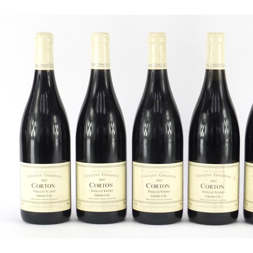 2220 - Six bottles of 2003 Vincent Girardin Corton Grand Cru Vieilles Vignes