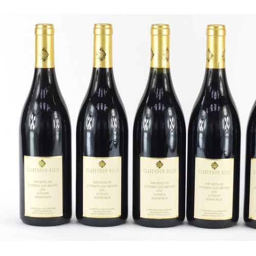 2175 - Six bottles of 1997 Clarendon Hills red wine