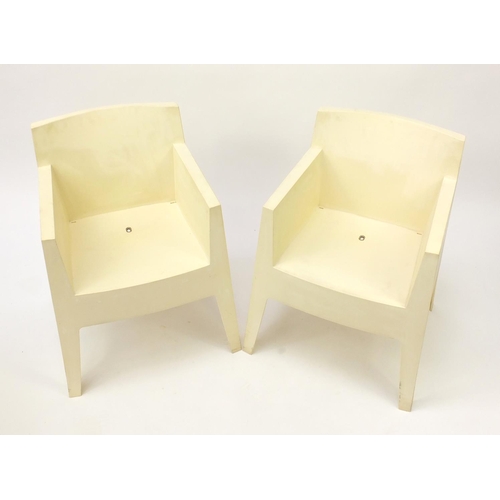 2066 - Pair of Driade Store Atlantide Collection chairs by Philippe Starck, each 77.5cm high
