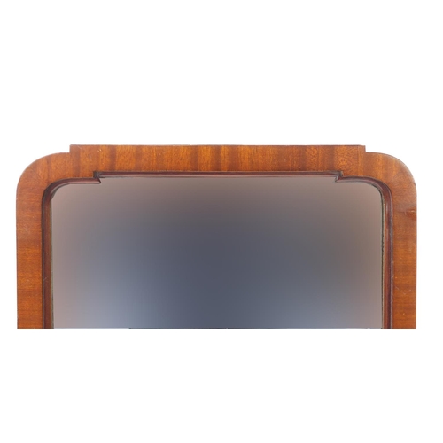 2049 - Victorian mahogany framed cheval mirror with bevelled glass, 153cm high