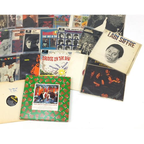 2130 - Vinyl LP's including The Rolling Stones, Wishbone Ash, The Beatles White album, Billy Preston, Otis ... 