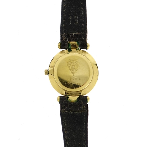 2929 - Ladies Gucci wristwatch, the case numbered 4500L 002-496, 2.4cm in diameter