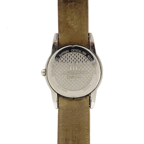 2922 - Maurice Lacroix wristwatch with date dial, the case numbered AG19885, 3.4cm in diameter