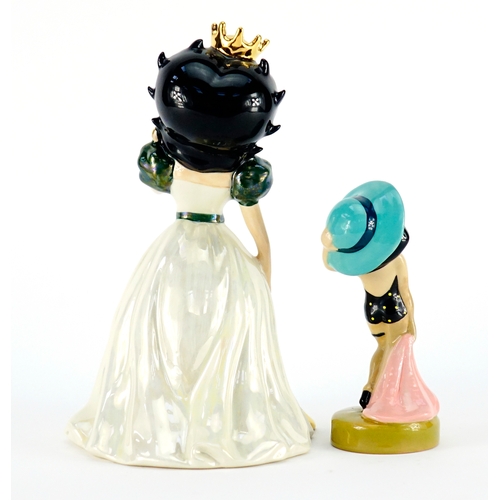 2206 - Two Wade Betty Boop figures comprising Beach Belle and Princess, the largest 24cm high