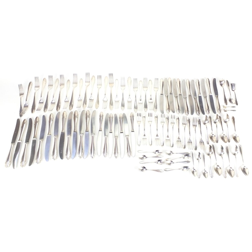 2102 - WMF silver plated cutlery including Friodur pattern