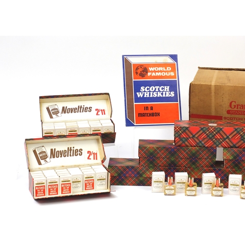 2088 - Box of Grant's Stand Fast Scotch whisky novelties, housing ten boxes of twenty Matchbox bottles