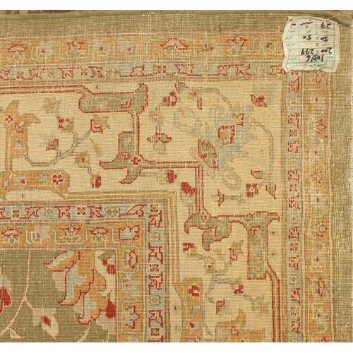 2004 - Good Zeigler carpet having an all over floral design, 50 x 50 knot, 200cm x 299cm