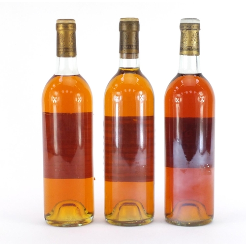2259 - Three bottles of Chateau Coutet Barsac comprising dates 1975, 1979 and 1979