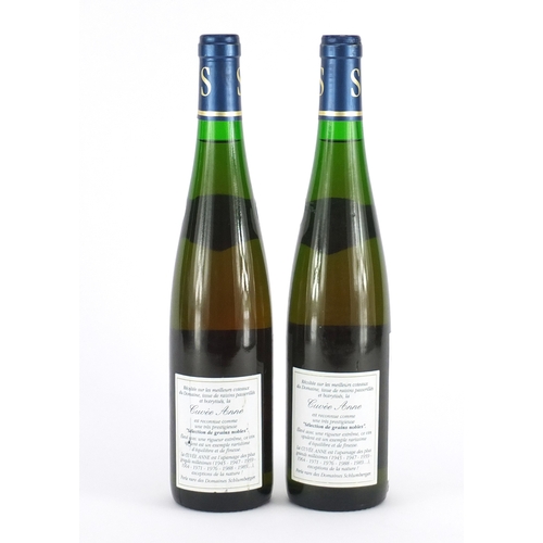 2395 - Two bottles of 1976 Domaine Schlumberger Gewurztraminer