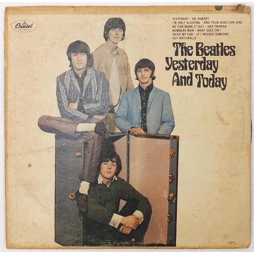 2129 - Vinyl LP's including The Beatles Yesterday and Today, The Beatles White album with poster and four p... 